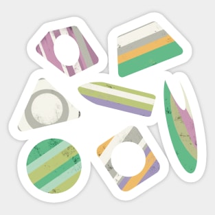 Happy shapes Sticker